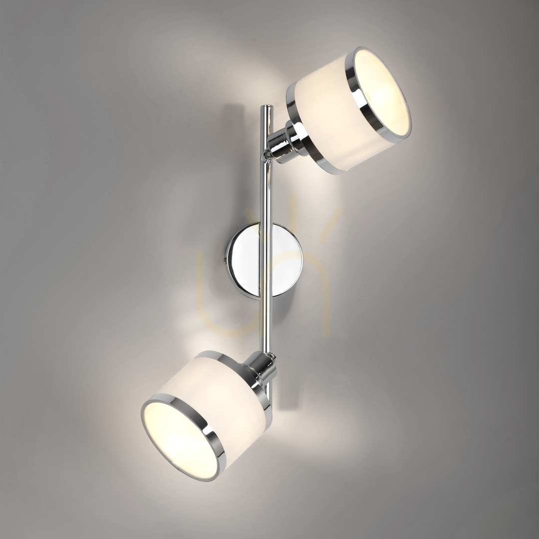 Kontrollera ACCOR Plafond 15372-17 Krom 2xE14 ACCOR Plafond 15372-17 Krom 2xE14