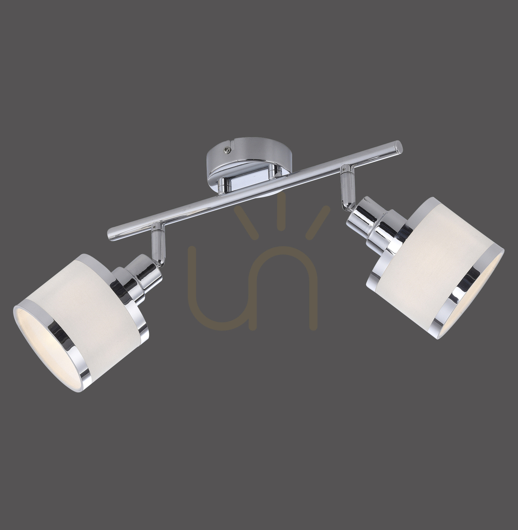 Kontrollera ACCOR Plafond 15372-17 Krom 2xE14 ACCOR Plafond 15372-17 Krom 2xE14