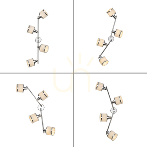 ACCOR Plafond 15374-17 Krom 4xE14 small 12
