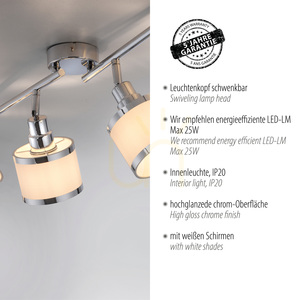 ACCOR Plafond 15374-17 Krom 4xE14 small 4