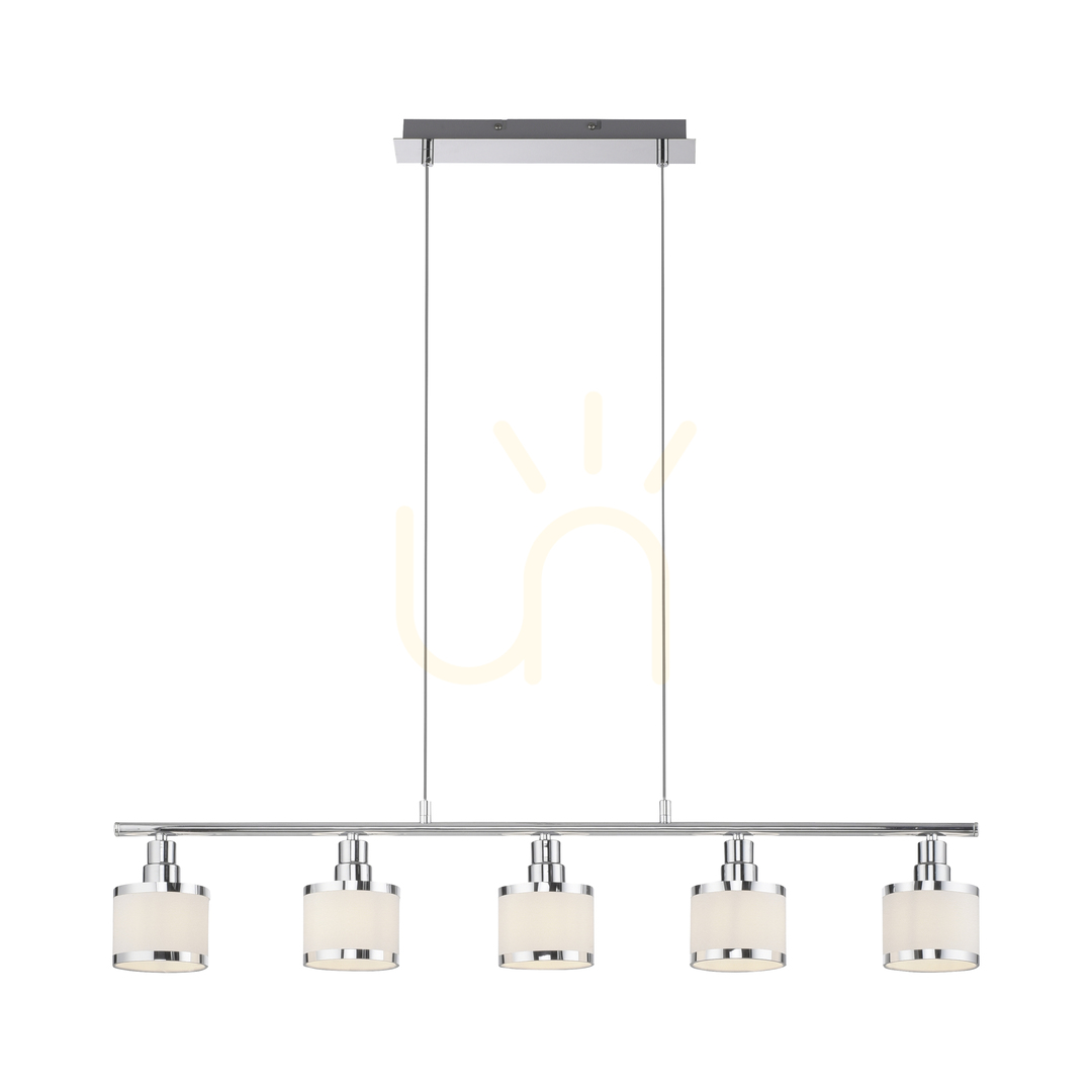 Utsikt ACCOR Taklampa 15375-17 Krom 5xE14 ACCOR Taklampa 15375-17 Krom 5xE14