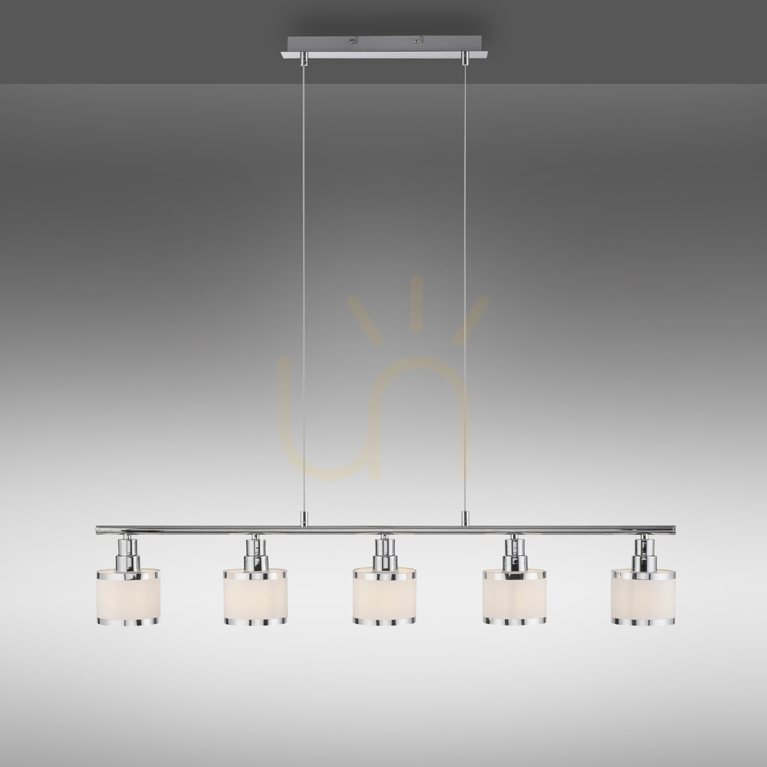 Kontrollera ACCOR Taklampa 15375-17 Krom 5xE14 ACCOR Taklampa 15375-17 Krom 5xE14