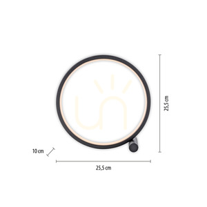 MINI RITUS Bordslampa 15395-18 Svart 1xLED small 8
