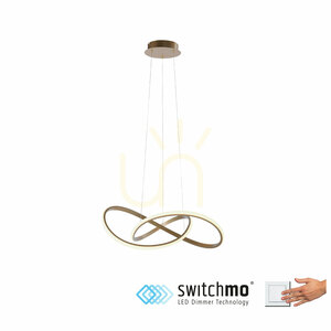 Taklampa MARIA 15402-60 mässing LED 3000 K 57 cm small 1