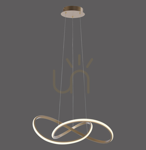 Kontrollera MARIA Pendellampa 15402-60 Mässing 1xLED