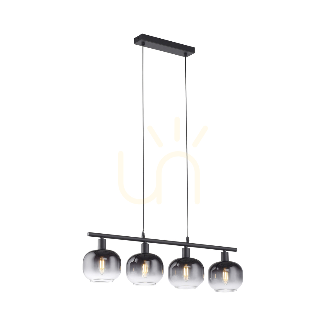Förhandsvisning ZEA Pendellampa 15421-18 Svart 4xE14 ZEA Pendellampa 15421-18 Svart 4xE14