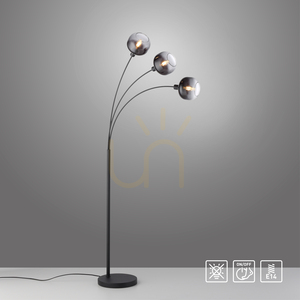 ZEA Golvlampa 15422-18 Svart 3xE14 11 ZEA Golvlampa 15422-18 Svart 3xE14 small 11