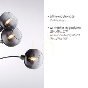 ZEA Golvlampa 15422-18 Svart 3xE14 3 ZEA Golvlampa 15422-18 Svart 3xE14 small 3