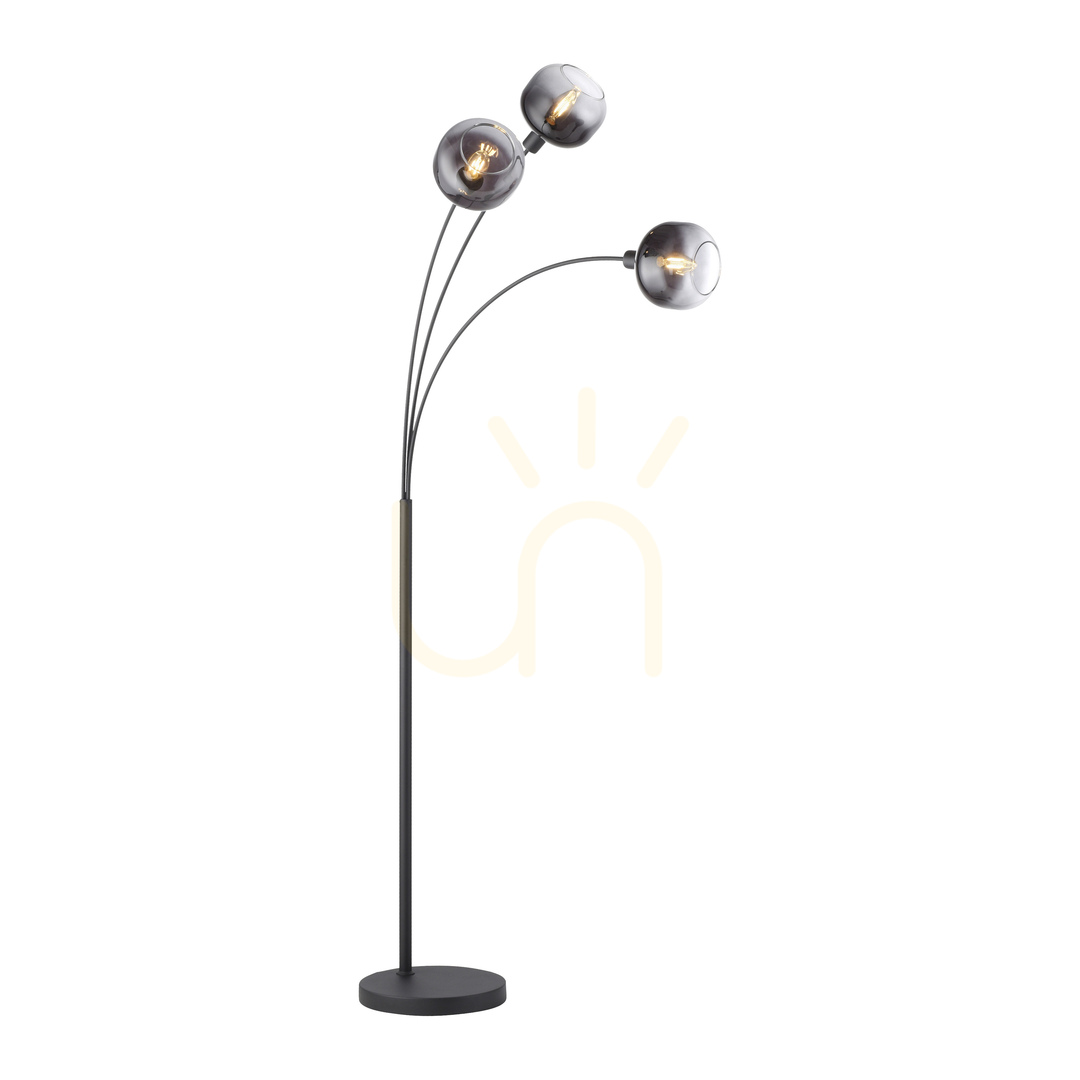 Förhandsvisning ZEA Golvlampa 15422-18 Svart 3xE14 ZEA Golvlampa 15422-18 Svart 3xE14