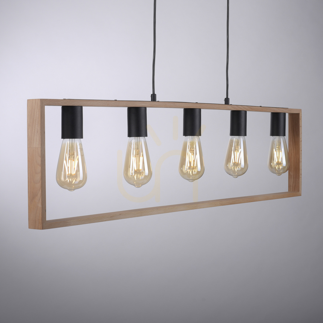 Utsikt FRANKY Taklampa 15653-18 Svart 5xE27 FRANKY Taklampa 15653-18 Svart 5xE27