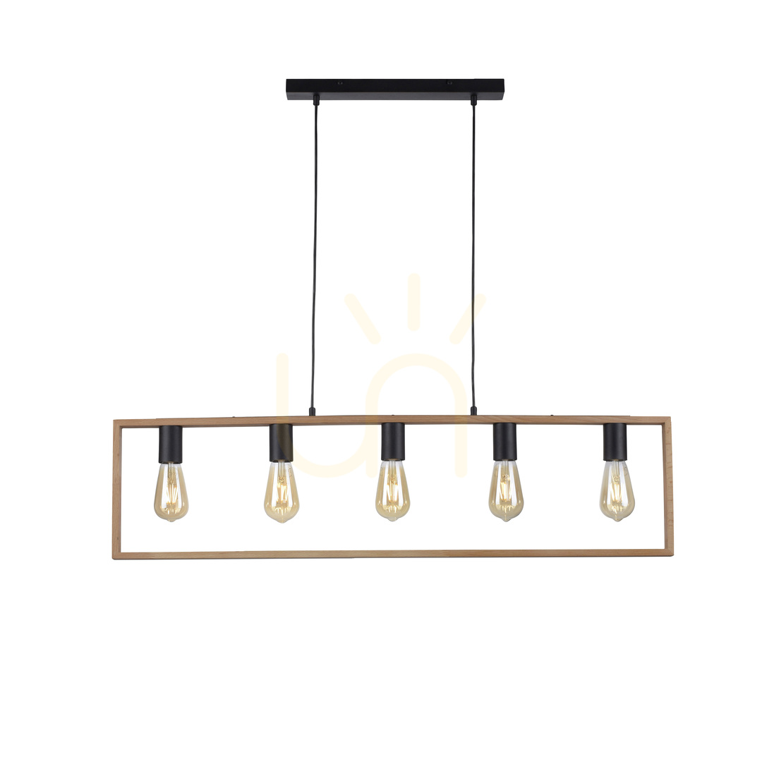Display FRANKY Taklampa 15653-18 Svart 5xE27 FRANKY Taklampa 15653-18 Svart 5xE27