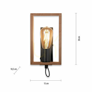 FRANKY vägglampa 15654-18 Svart 1xE27 7 FRANKY vägglampa 15654-18 Svart 1xE27 small 7