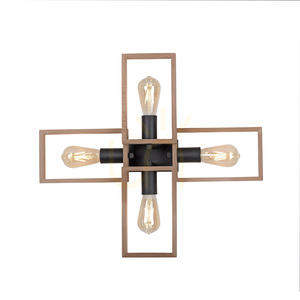 Plafond FRANKY 15656-18 Svart 4xE27 small 15