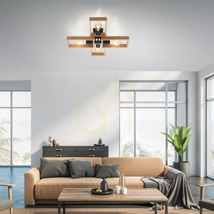 Plafond FRANKY 15656-18 Svart 4xE27 small 2