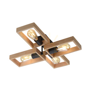 Plafond FRANKY 15656-18 Svart 4xE27 small 6