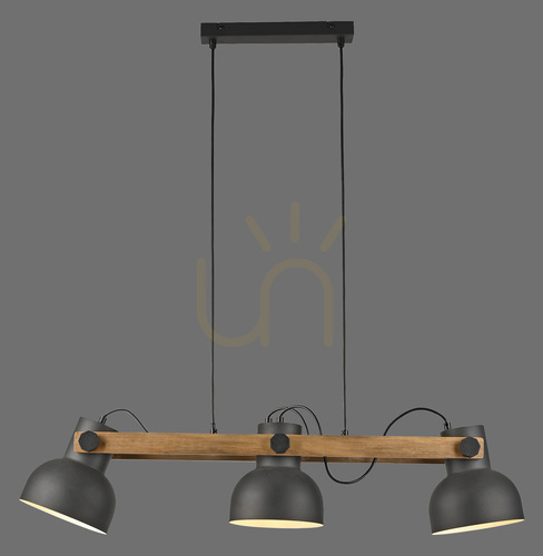 Kontrollera CUP 2.0 Taklampa 15743-18 Svart 3xE27