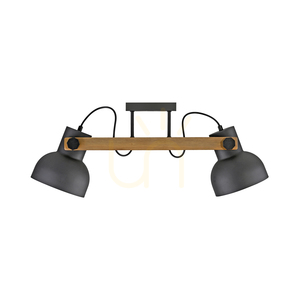 Plafond CUP 2.0 15744-18 Svart 2xE27 small 14