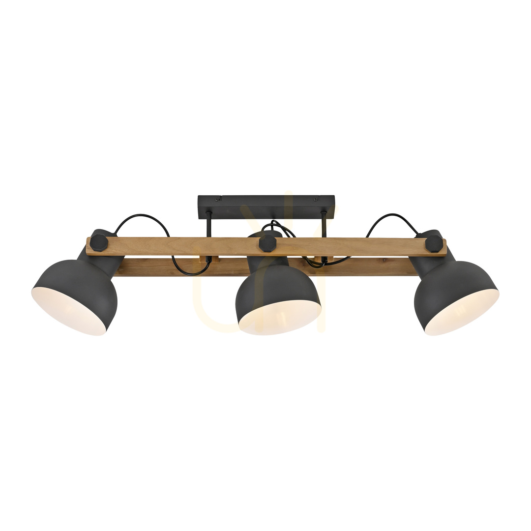 Utsikt Plafond CUP 2,0 15745-18 Svart 3xE27 Plafond CUP 2,0 15745-18 Svart 3xE27