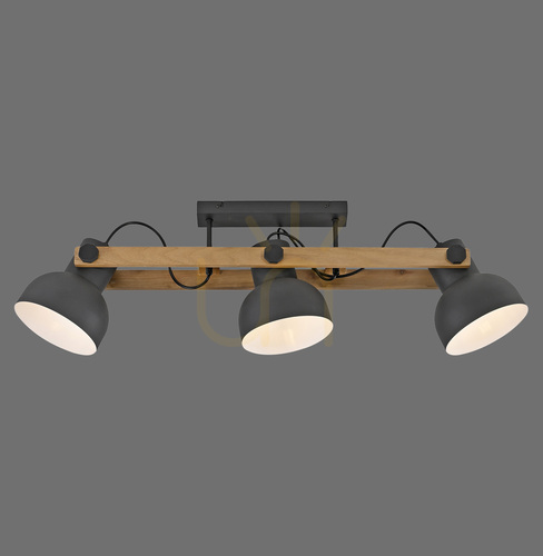 Kontrollera Plafond CUP 2,0 15745-18 Svart 3xE27