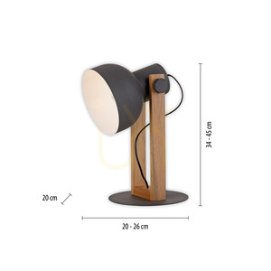 CUP 2.0 Bordslampa 15746-18 Svart 1xE27 small 8