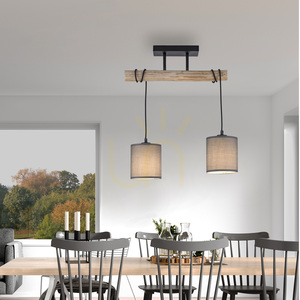 Plafond GRÖN TRIB 15782-29 Trä 2xE27 small 2