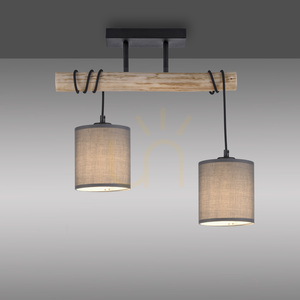Plafond GRÖN TRIB 15782-29 Trä 2xE27 small 4