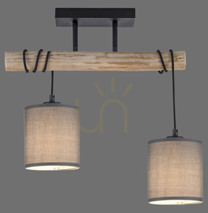 Plafond GRÖN TRIB 15782-29 Trä 2xE27 small 0