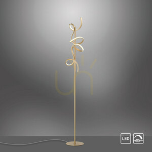 CURLS 19031-60 Mässing 2xLED Golvlampa 10 CURLS 19031-60 Mässing 2xLED Golvlampa small 10