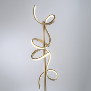 CURLS 19031-60 Mässing 2xLED Golvlampa 8 CURLS 19031-60 Mässing 2xLED Golvlampa small 8