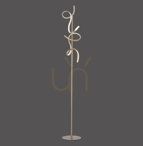 Kontrollera CURLS 19031-60 Mässing 2xLED Golvlampa