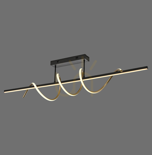 Kontrollera EMANDA Plafond 19112-68 Mässing 1xLED