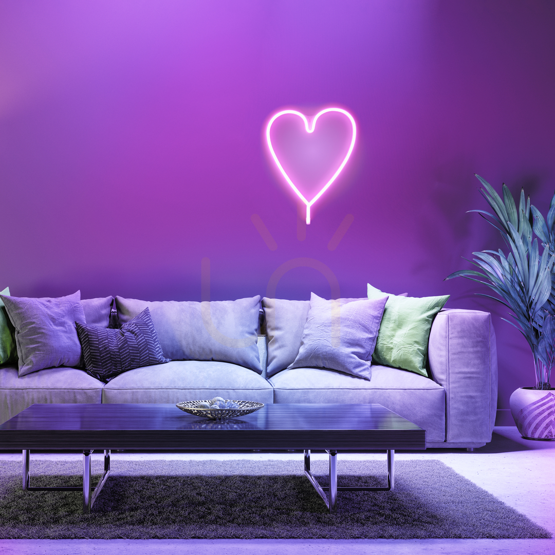 Förhandsvisning NEON-HERZ vägglampa 85020-87 Rosa 1xLED NEON-HERZ vägglampa 85020-87 Rosa 1xLED