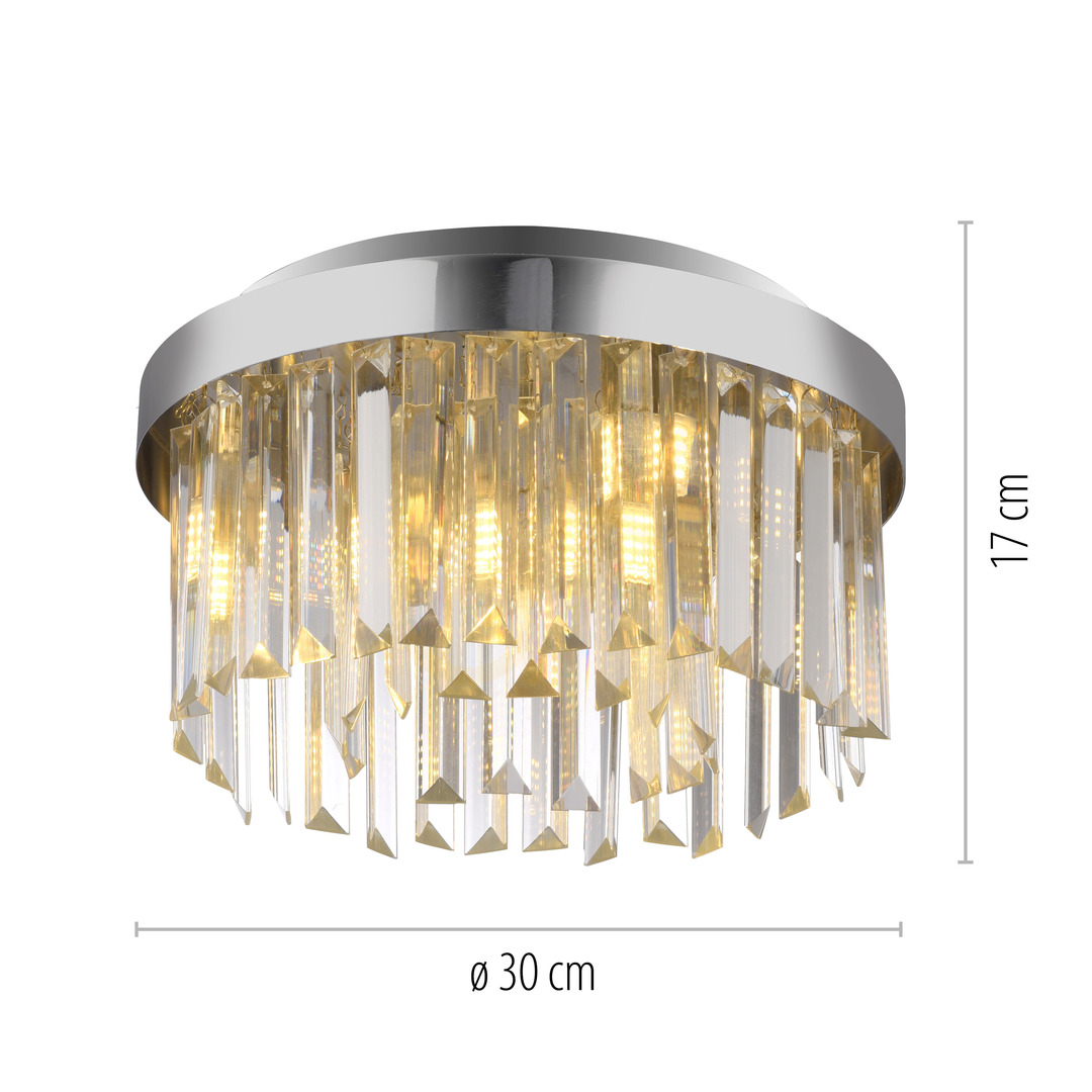 Display Plafond KULUNKA 15048-17 krom 4xG9 Plafond KULUNKA 15048-17 krom 4xG9