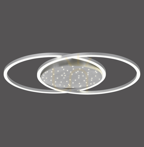 Kontrollera Plafond YUKI 6025-55 Silver 3xLED