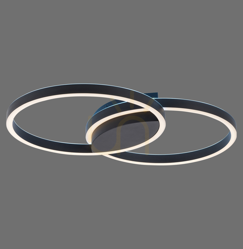 Kontrollera Plafond Q-MARKO 6145-18 Svart 2xLED