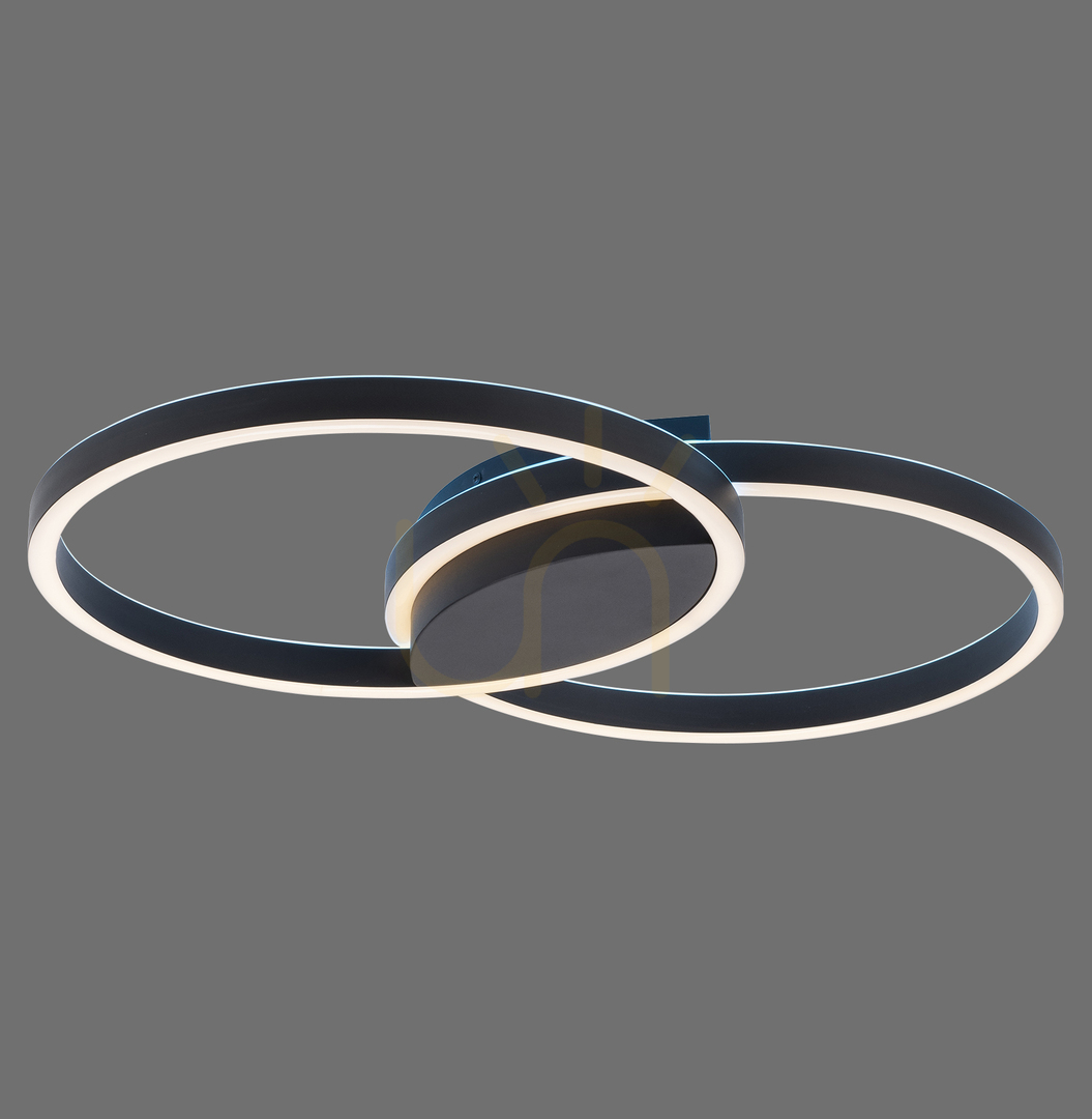 Kontrollera Plafond Q-MARKO 6145-18 Svart 2xLED Plafond Q-MARKO 6145-18 Svart 2xLED