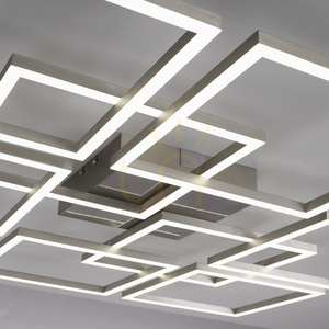 Plafond Q-INIGO 6015-55 Silver 8xLED small 9