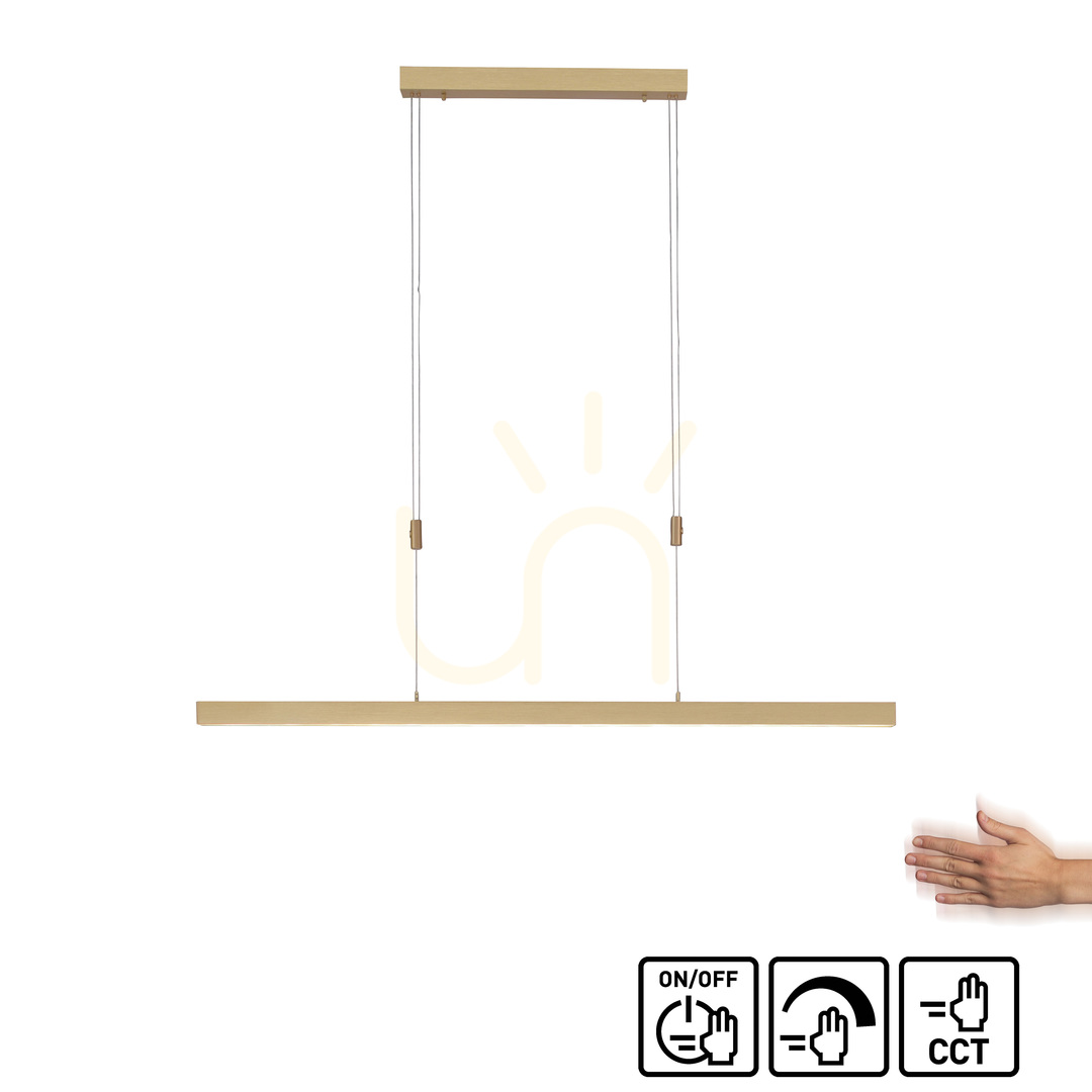 Utsikt ADRIANA Pendellampa 2568-60 Brun 3xLED ADRIANA Pendellampa 2568-60 Brun 3xLED