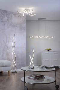 Q-MALINA Golvlampa 439-55 Silver 2xLED 12 Q-MALINA Golvlampa 439-55 Silver 2xLED small 12