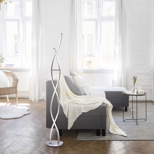 Q-MALINA Golvlampa 439-55 Silver 2xLED 2 Q-MALINA Golvlampa 439-55 Silver 2xLED small 2