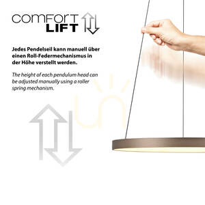 HOOP Taklampa 2851-36 Brons 1xLED small 6