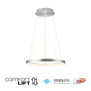 HOOP Taklampa 2851-95 Silver 1xLED small 1