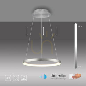 HOOP Taklampa 2851-95 Silver 1xLED small 10