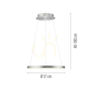HOOP Taklampa 2851-95 Silver 1xLED small 8