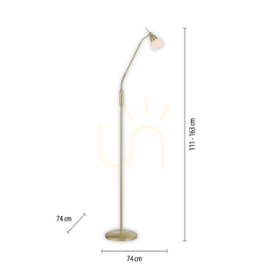 PINO Golvlampa 400-60 Brun 1xG9 small 8