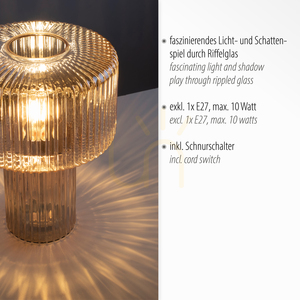 FUNGUS Bordslampa 4092-27 Amber 1xE27 3 FUNGUS Bordslampa 4092-27 Amber 1xE27 small 3
