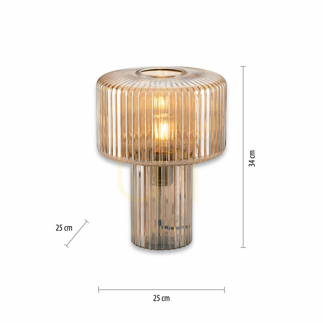 Förhandsvisning FUNGUS Bordslampa 4092-27 Amber 1xE27 FUNGUS Bordslampa 4092-27 Amber 1xE27