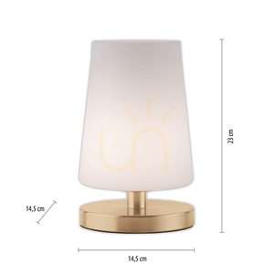 SONJA Bordslampa 4146-60 Brun 1xG9 small 7