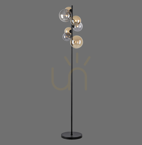 Kontrollera POPSICLE Golvlampa 585-18 Tonad 7xG9.