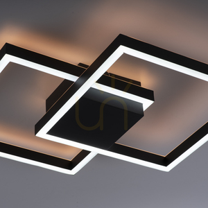 Plafond Q-MARKO 6144-18 Svart 2xLED 8 Plafond Q-MARKO 6144-18 Svart 2xLED small 8
